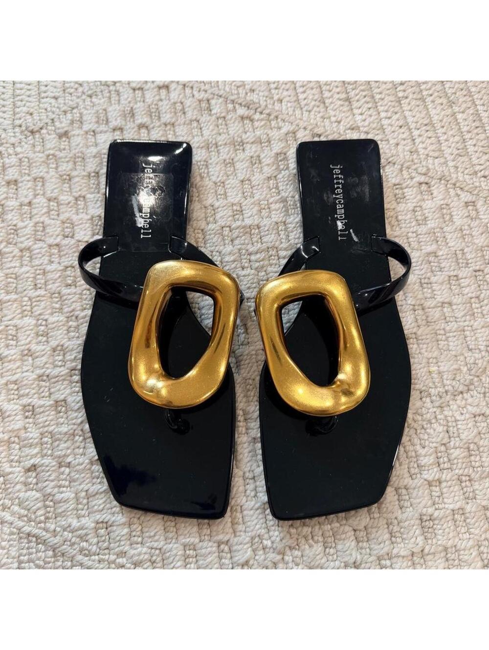 Jeffrey Campbell Linques-2 Flat Sandals - Picture 1 of 4